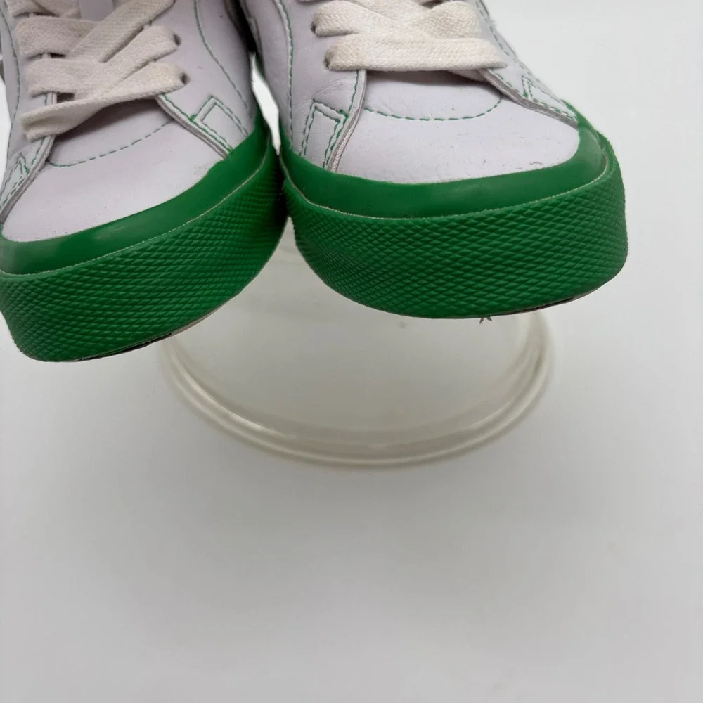 Converse Golf Le Fleur One Star White Kelly Green Leather Sneakers 164025C W 6